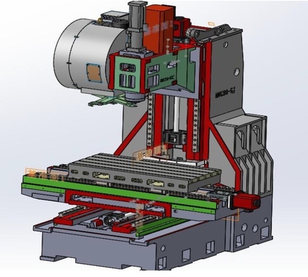 Personnalisation de la fraiseuse verticale CNC Vm540 avec système de contrôle Fanuc
