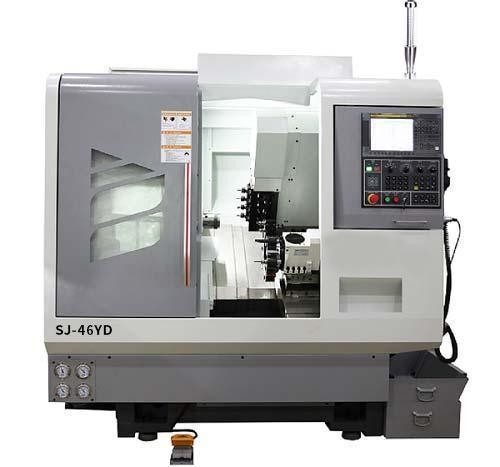 Un seul support d'outil Le tour CNC Sj-46yd Le centre de fraisage du tour CNC Le tour FANUC